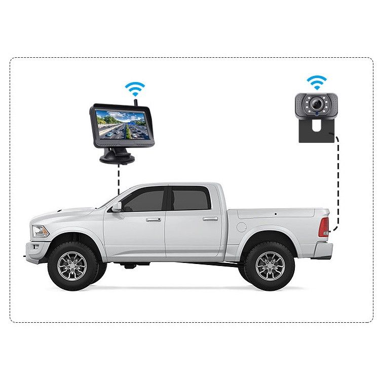 products/1313/parking kamera za kombi.jpg - AHD WIRELESS SET - UNIVERZALNA LED PARKING KAMERA + MONITOR 4.3" (10.9cm.) - Xenon Svetla Beograd